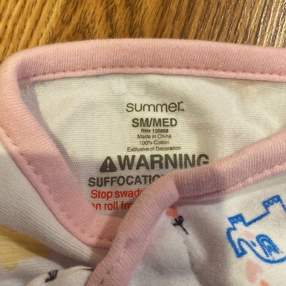 4 pack Original Swaddle Me by Summer swaddles 0-3 mo S/M - Picture 3 of 7